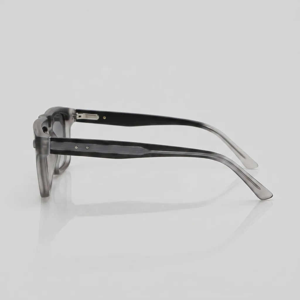 Black Gradient Gotham Square Frame Shades