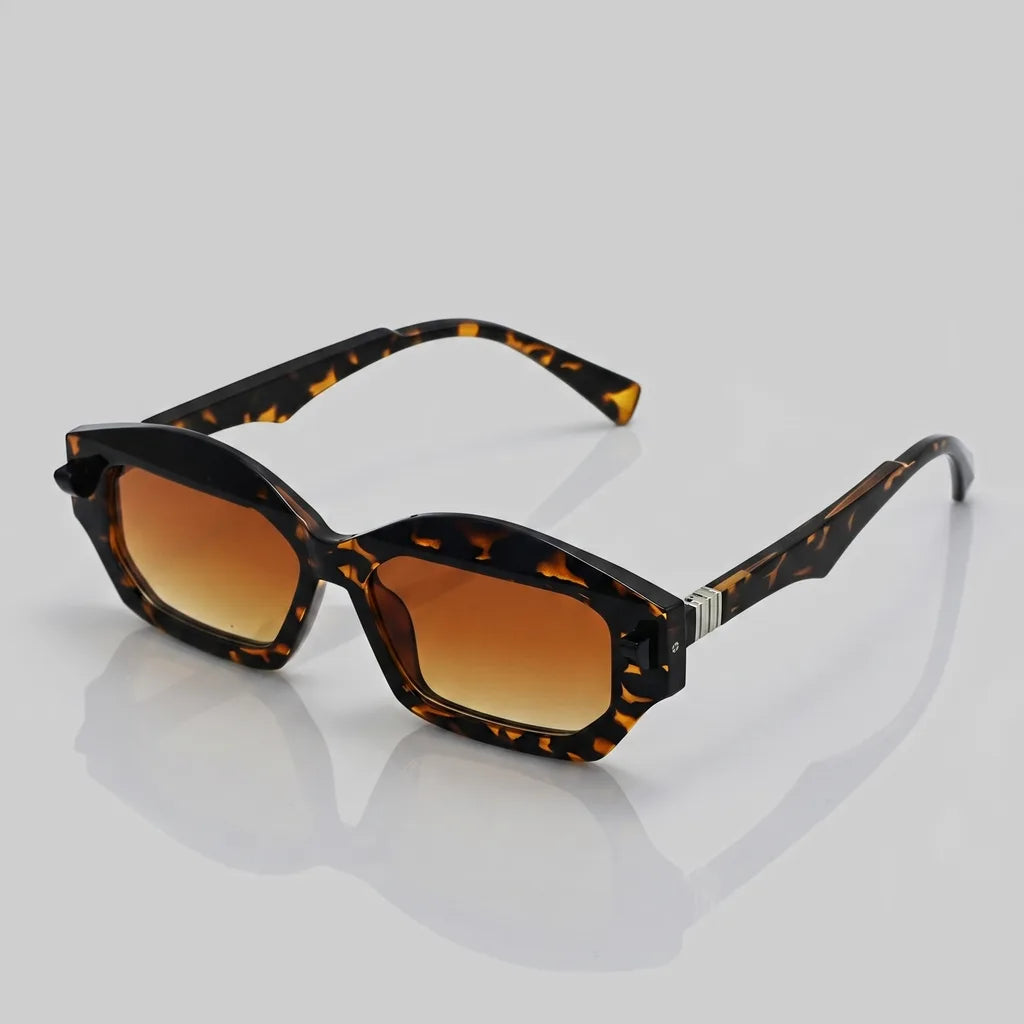Men's Brown June 7 Atticus Square Frame Shades