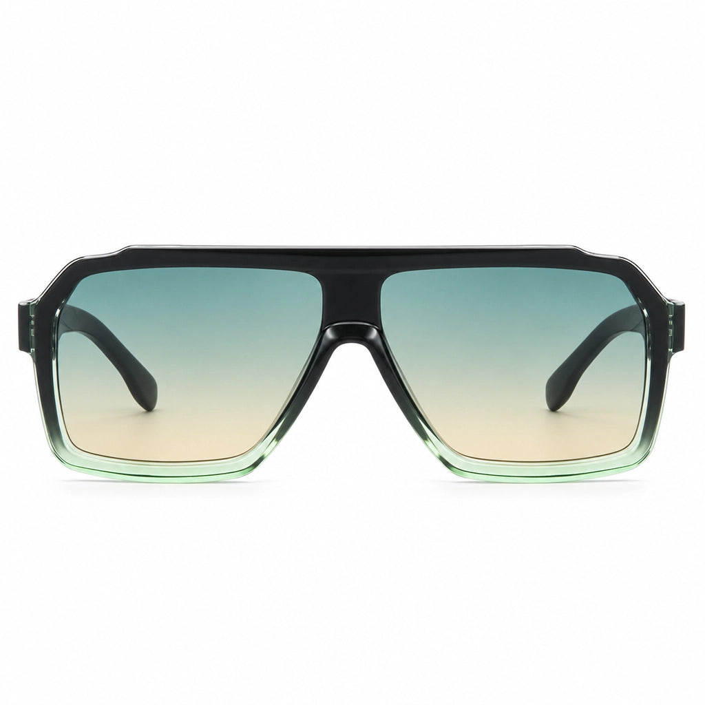 Black Frame Grey Lens Willow Square Frame Shades 4