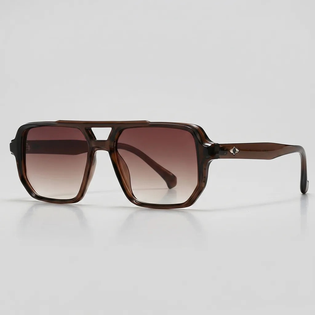 Men's Brown June 10 Whitman Square Frame Shades
