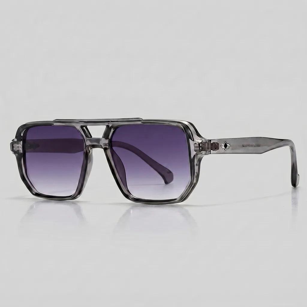 Men's Gray June 10 Whitman Square Frame Shades