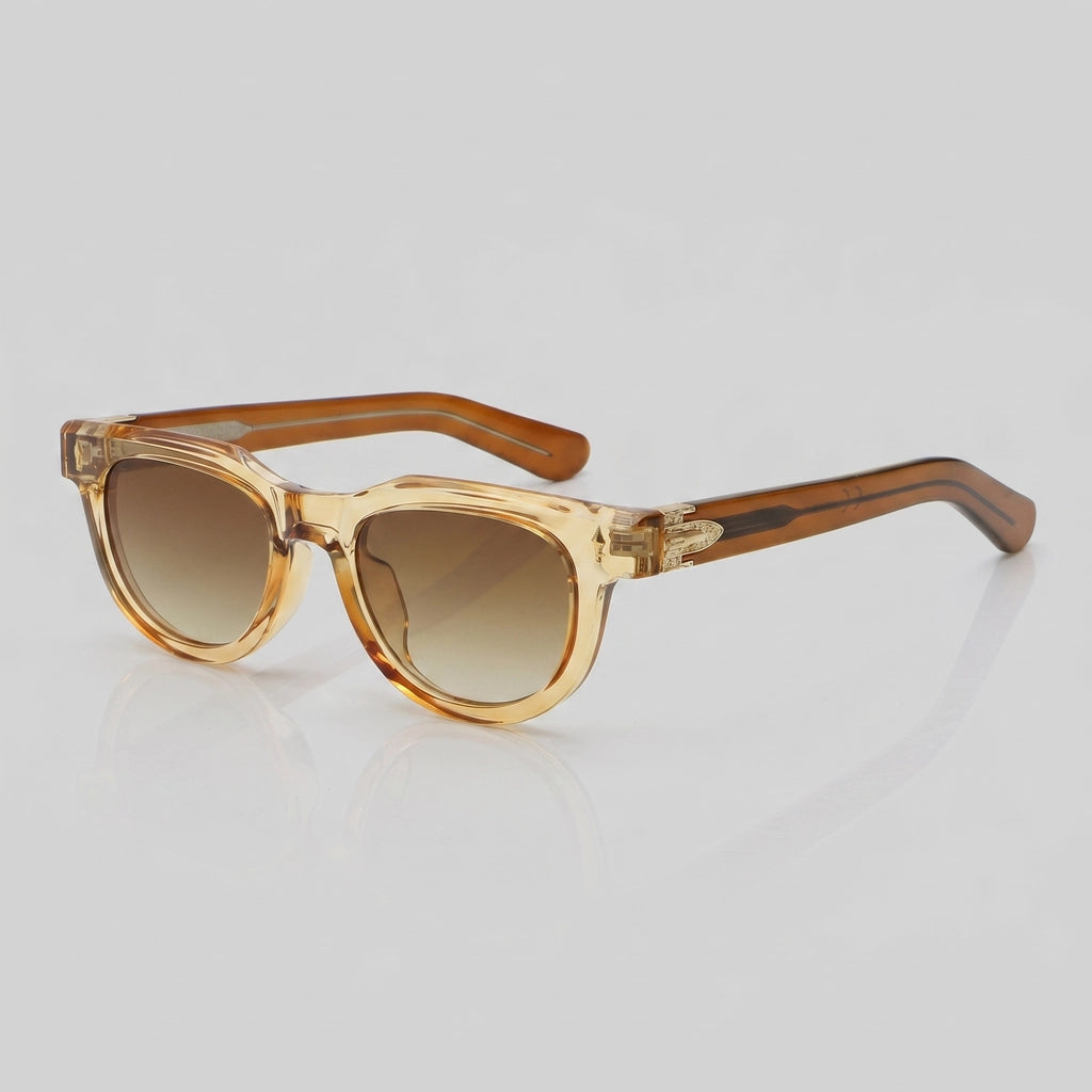 Clossy Black / Grey Lens James Round Frame Shades 1