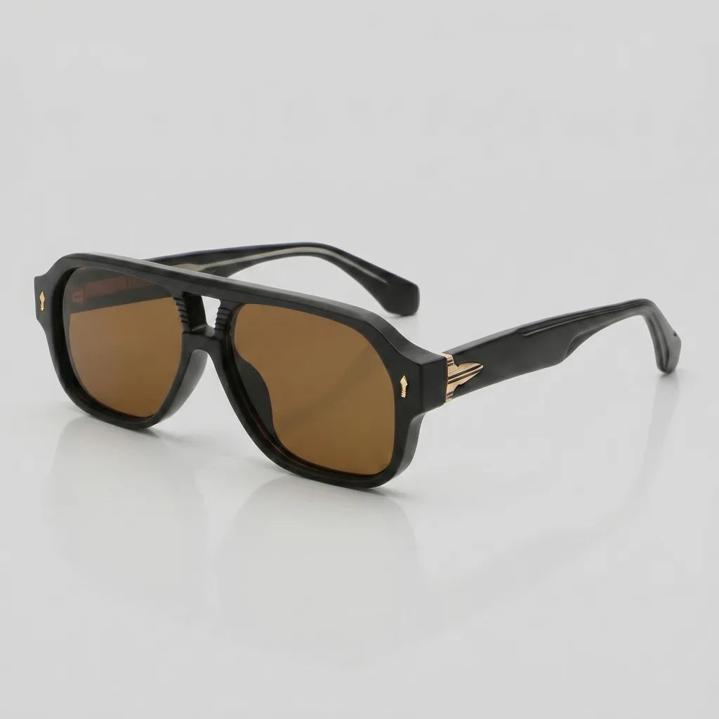 Lincoln NY Aviator Shades - Midnight Ember
