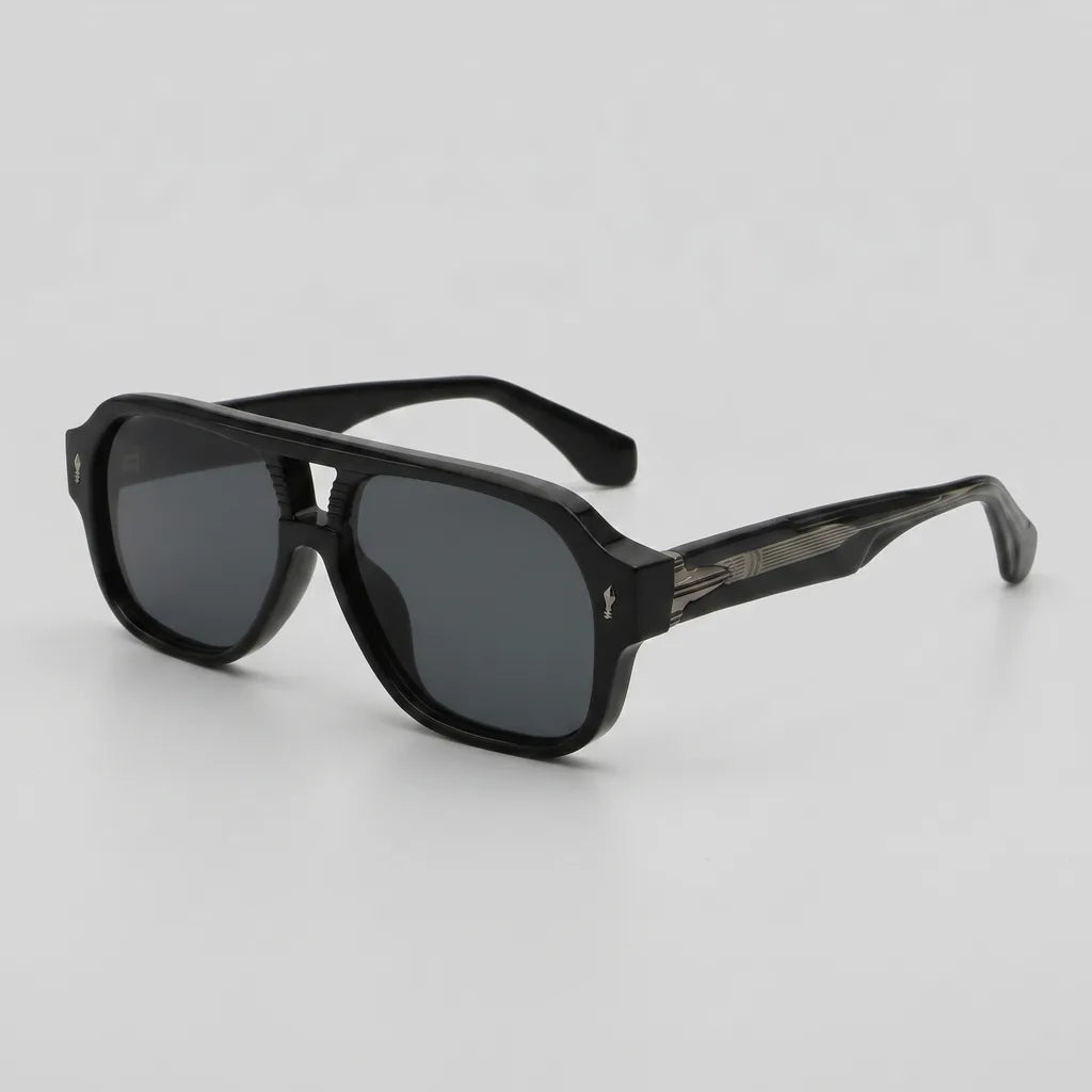 Lincoln NY Aviator Shades - Shadow Graphite