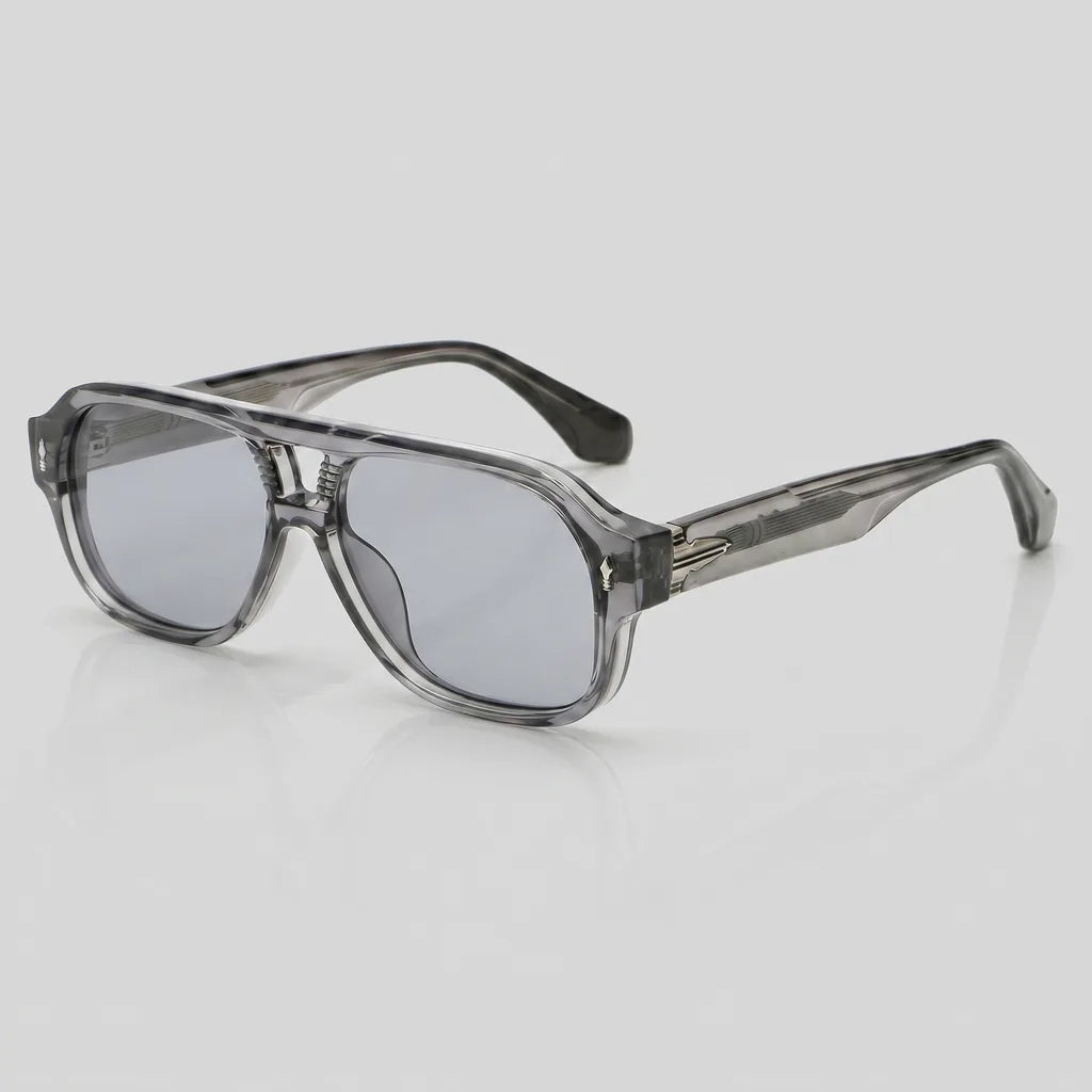 Lincoln NY Aviator Shades - Smoke Crystal