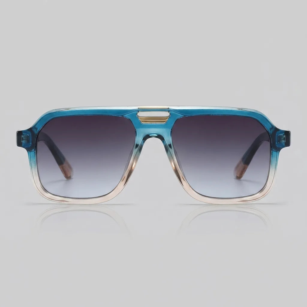 Men's C4 Blue Top Orange Bottom, Gray Lenses Malibu Drift Shades