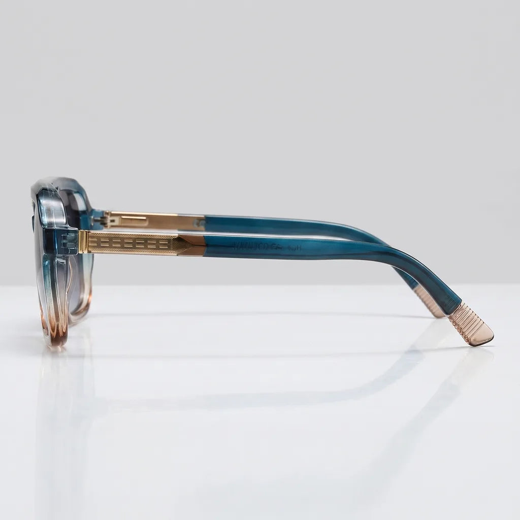 Men's C4 Blue Top Orange Bottom, Gray Lenses Malibu Drift Shades